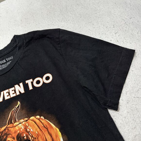 Return of the Living Dead Men Medium Halloween Too Pumpkin Skull Graphic T Shirt - Picture 4 of 11